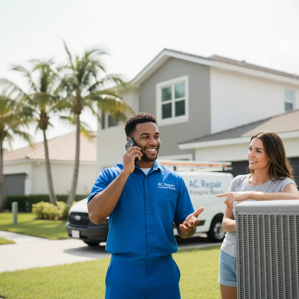 AC Repair Pompano Beach customer support in Keasbey